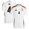 Camiseta de fútbol Alemania Tah 4 Primera Equipación Euro 2024 - Hombre